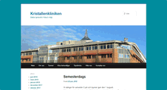 Desktop Screenshot of kristallenkliniken.se